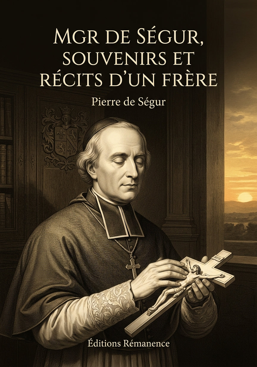 Mgr de Ségur, souvenirs et récits d'un frère - Pierre de Ségur (Couverture)