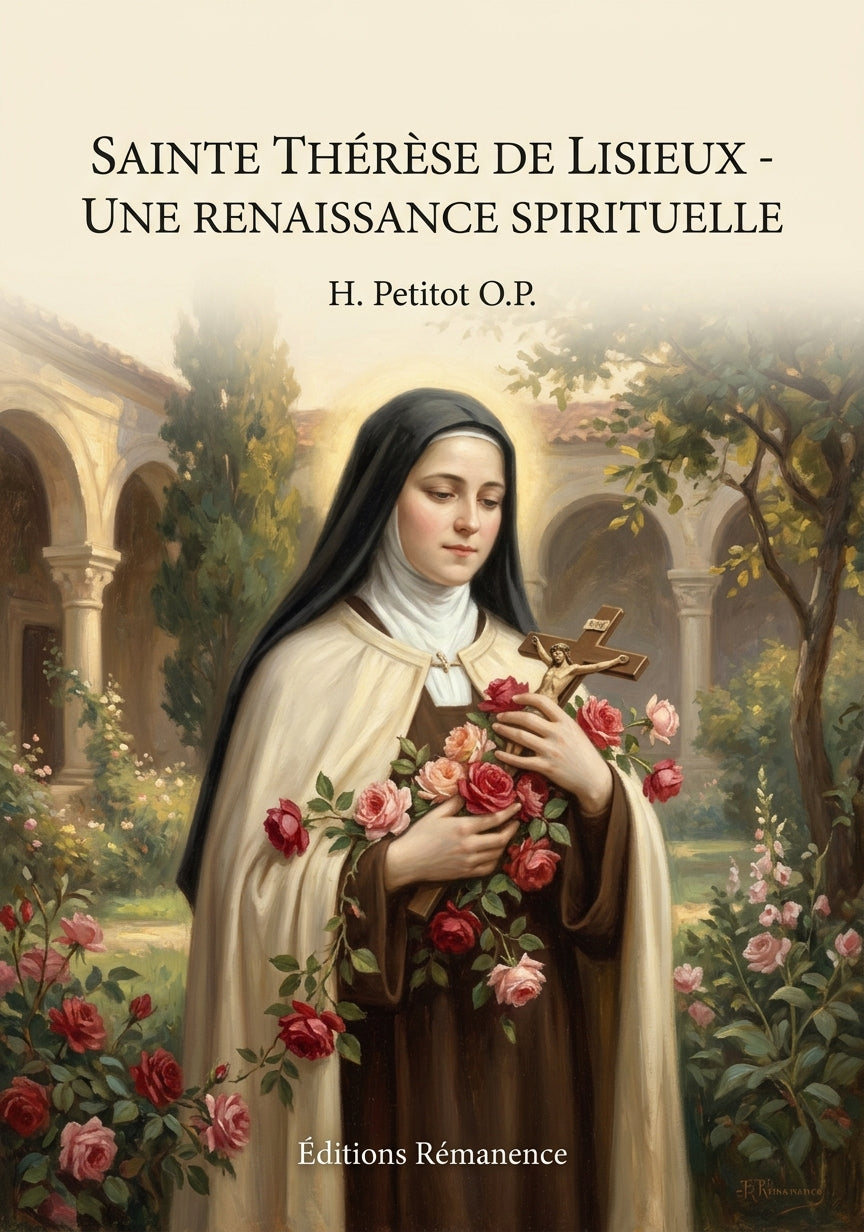 Sainte Thérèse de Lisieux - une renaissance spirituelle - H. Petitot O.P. (Couverture)