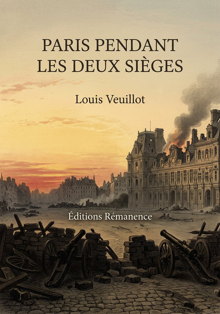 Paris pendant les deux sièges - Louis Veuillot (Couverture)