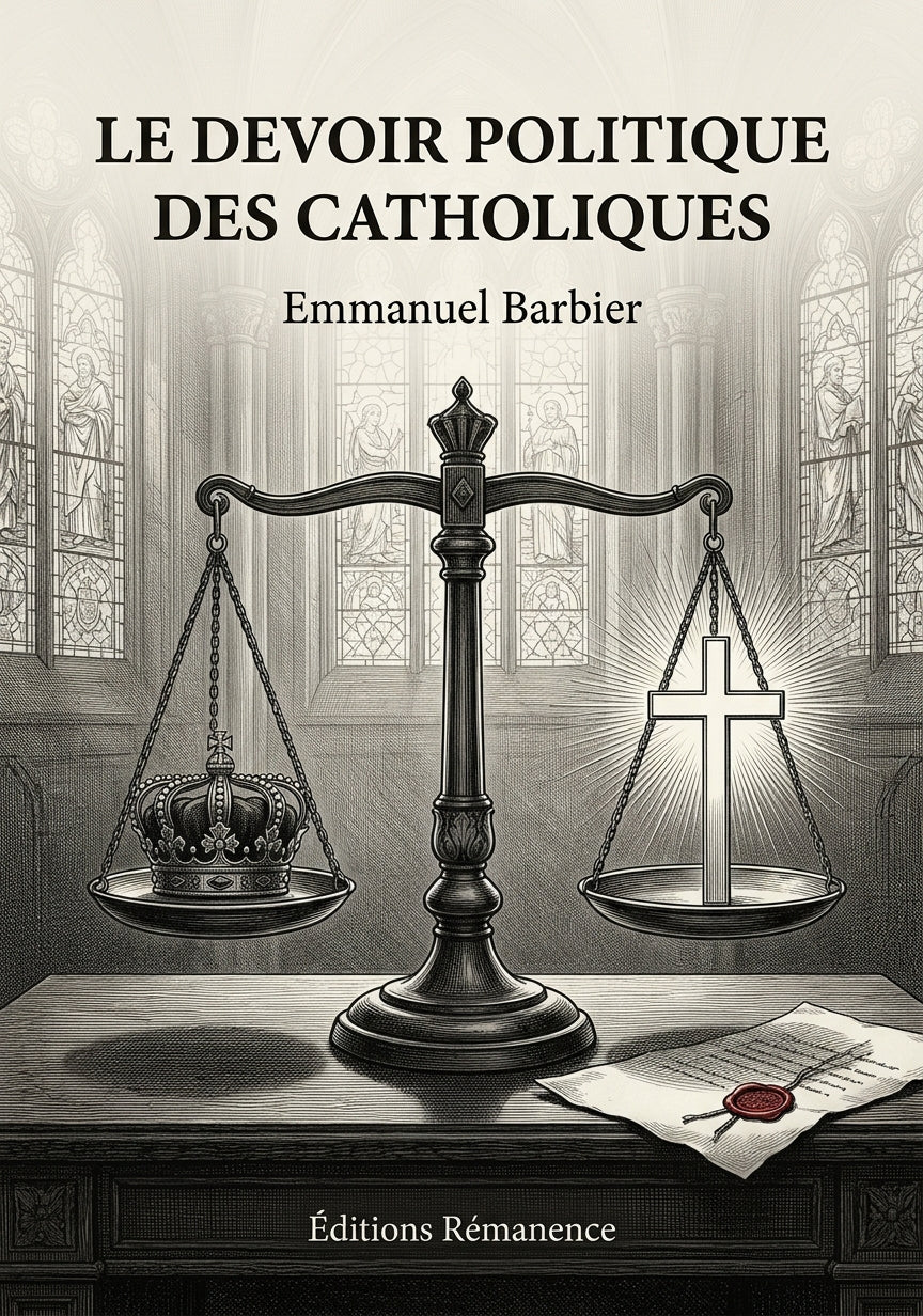 Le devoir politique des catholiques - Emmanuel Barbier (Couverture)