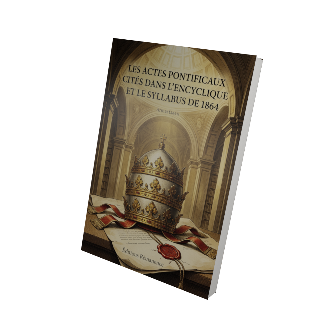 Les actes pontificaux cités dans l'encyclique et le syllabus de 1864 -  (Vue 3D)