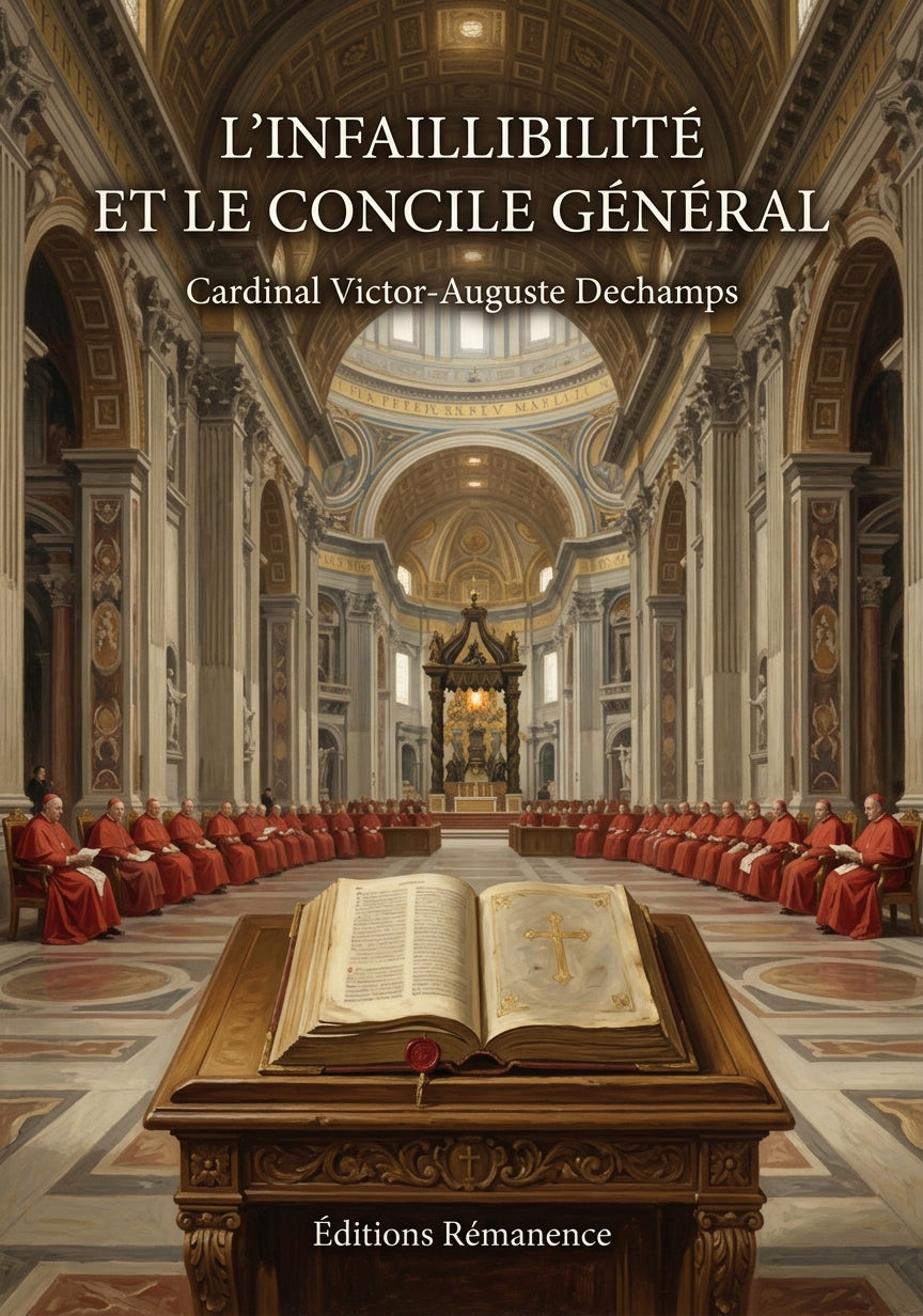 L'infaillibilité et le concile général - Cardinal Victor-Auguste Dechamps (Couverture)