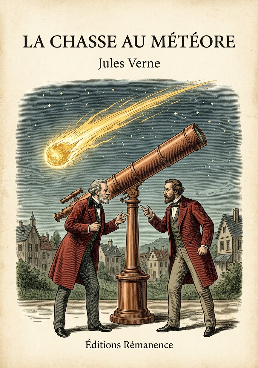 La chasse au météore - Jules Verne (Couverture)