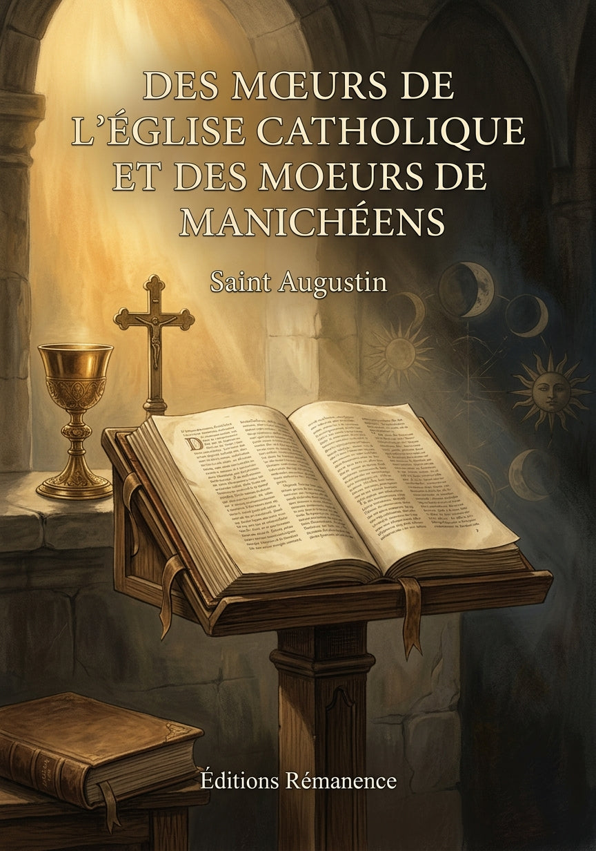 Des mœurs de l'Église catholique et des moeurs de Manichéens - Saint Augustin (Couverture)