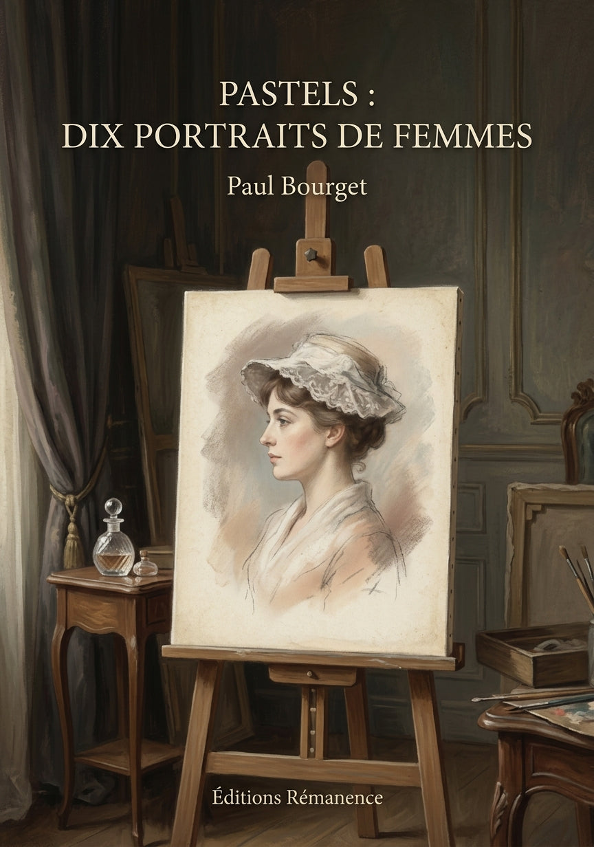 Pastels : dix portraits de femmes - Paul Bourget (Couverture)