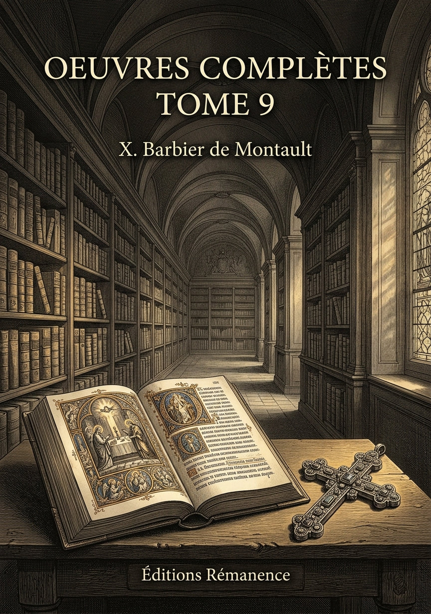 Oeuvres complètes Tome 9 - X. Barbier de Montault (Couverture)