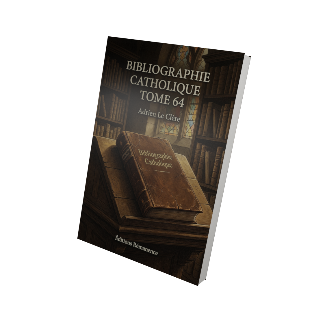 Bibliographie catholique Tome 64 - Adrien Le Clère (Vue 3D)