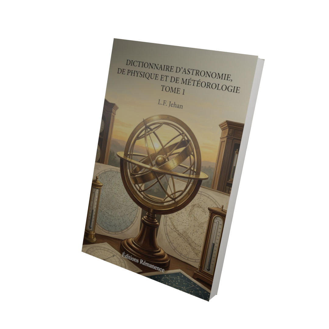 Dictionnaire d'astronomie, de physique et de météorologie Tome 1 - L.F. Jehan (Vue 3D)