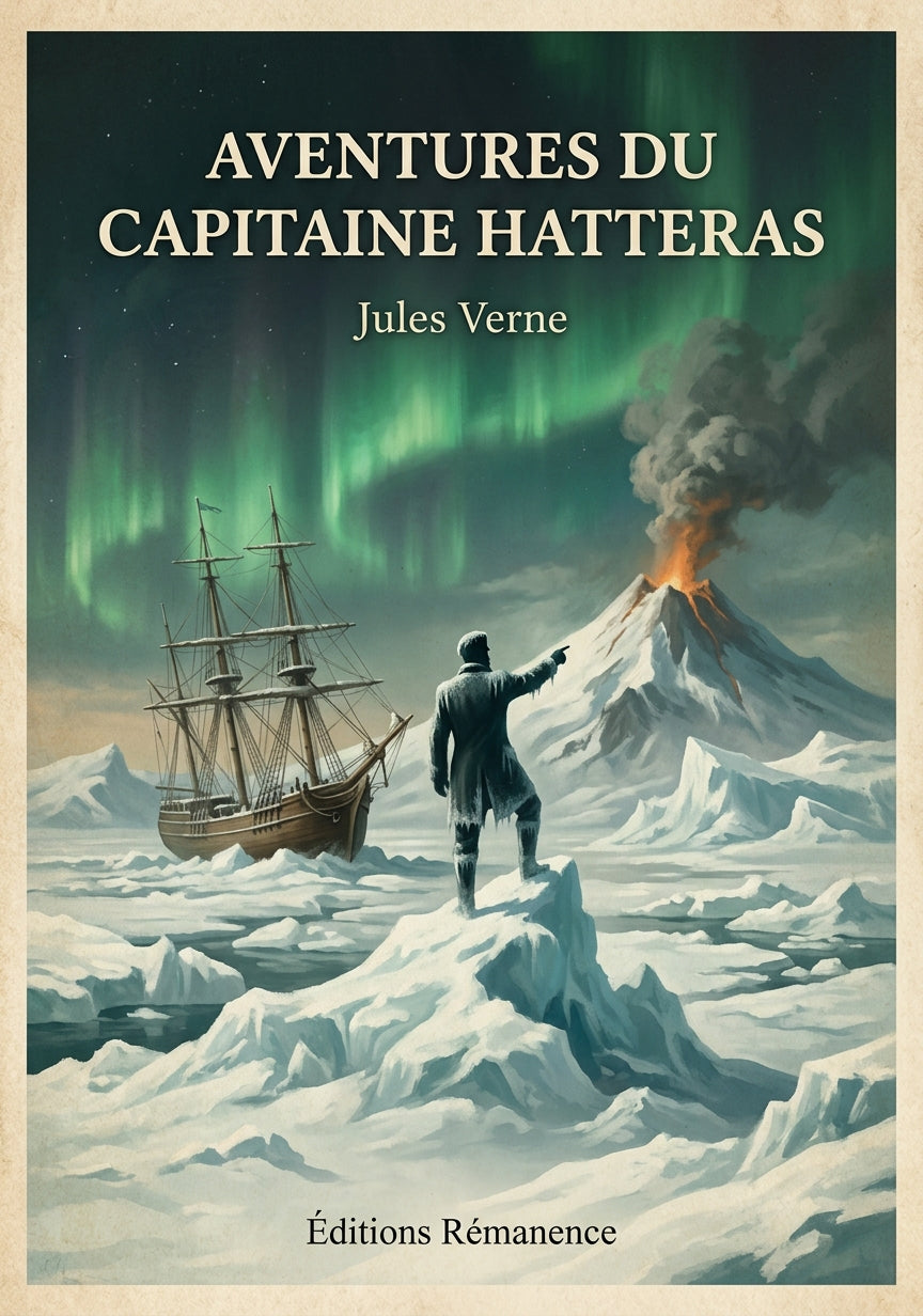 Aventures du Capitaine Hatteras - Jules Verne (Couverture)