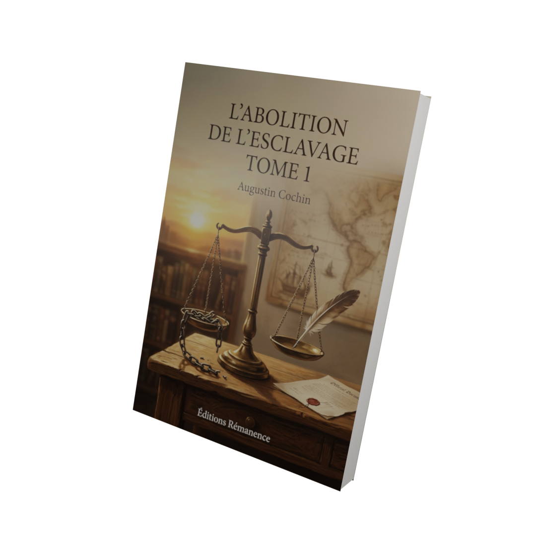 L'abolition de l'esclavage Tome 1 - Augustin Cochin (Vue 3D)