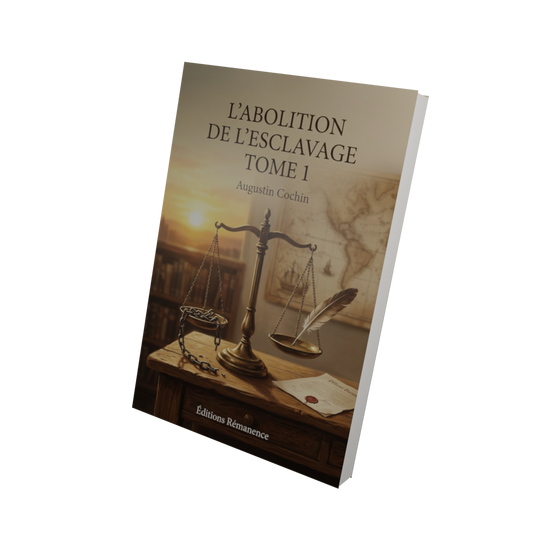 L'abolition de l'esclavage Tome 1 - Augustin Cochin (Vue 3D)