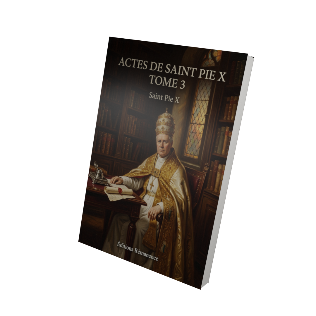 Actes de Saint Pie X Tome 3 - Saint Pie X (Vue 3D)