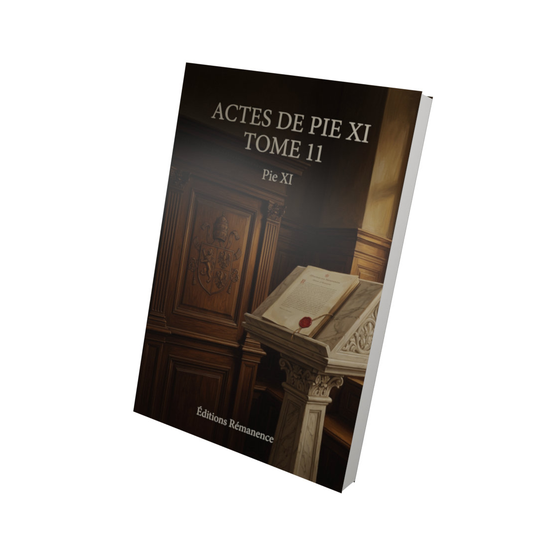 Actes de Pie XI Tome 11 - Pie XI (Vue 3D)