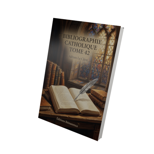 Bibliographie catholique Tome 42 - Adrien Le Clère (Vue 3D)