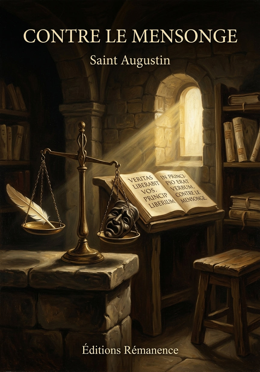 Contre le mensonge - Saint Augustin (Couverture)