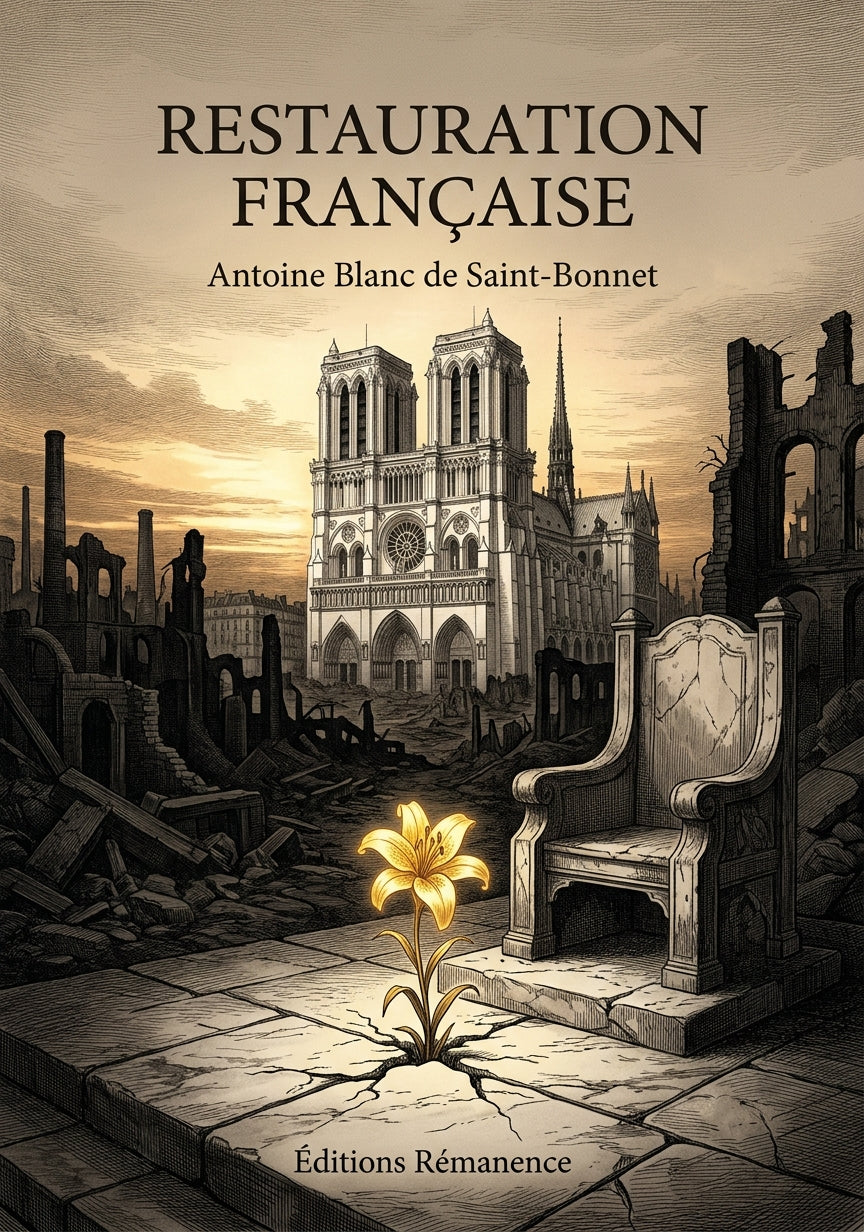 Restauration française - Antoine Blanc de Saint-Bonnet (Couverture)