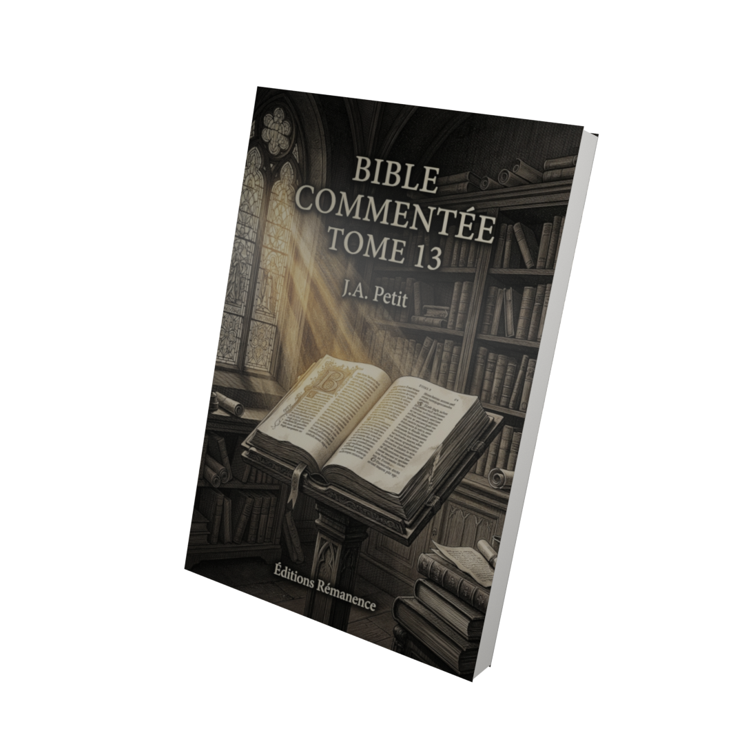 Bible commentée Tome 13 - J.A. Petit (Vue 3D)
