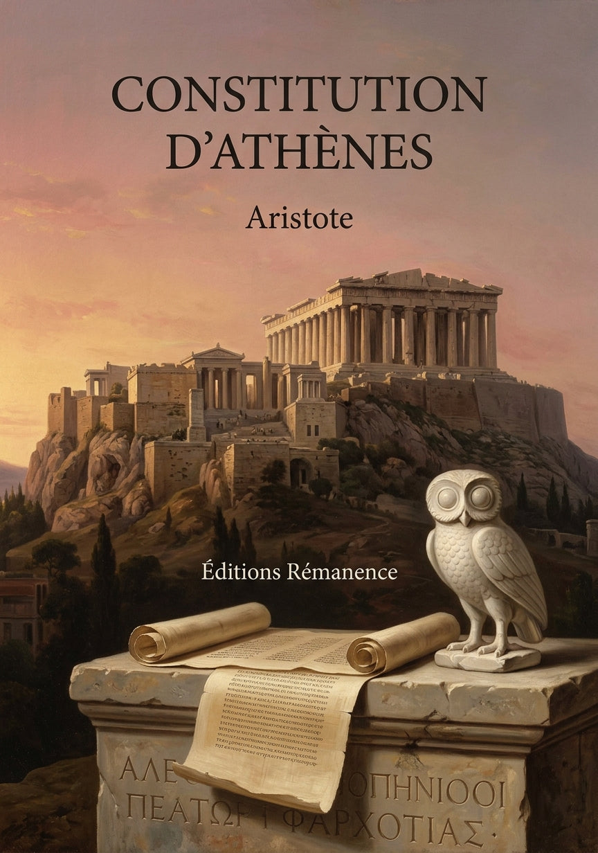 Constitution d'Athènes - Aristote (Couverture)