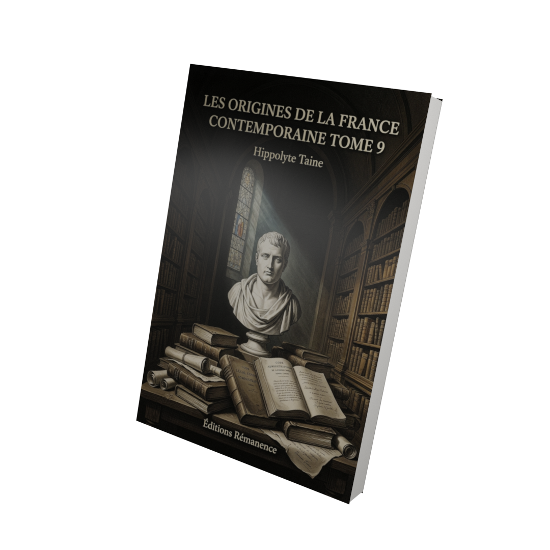 Les origines de la France contemporaine Tome 9 - Hippolyte Taine (Vue 3D)