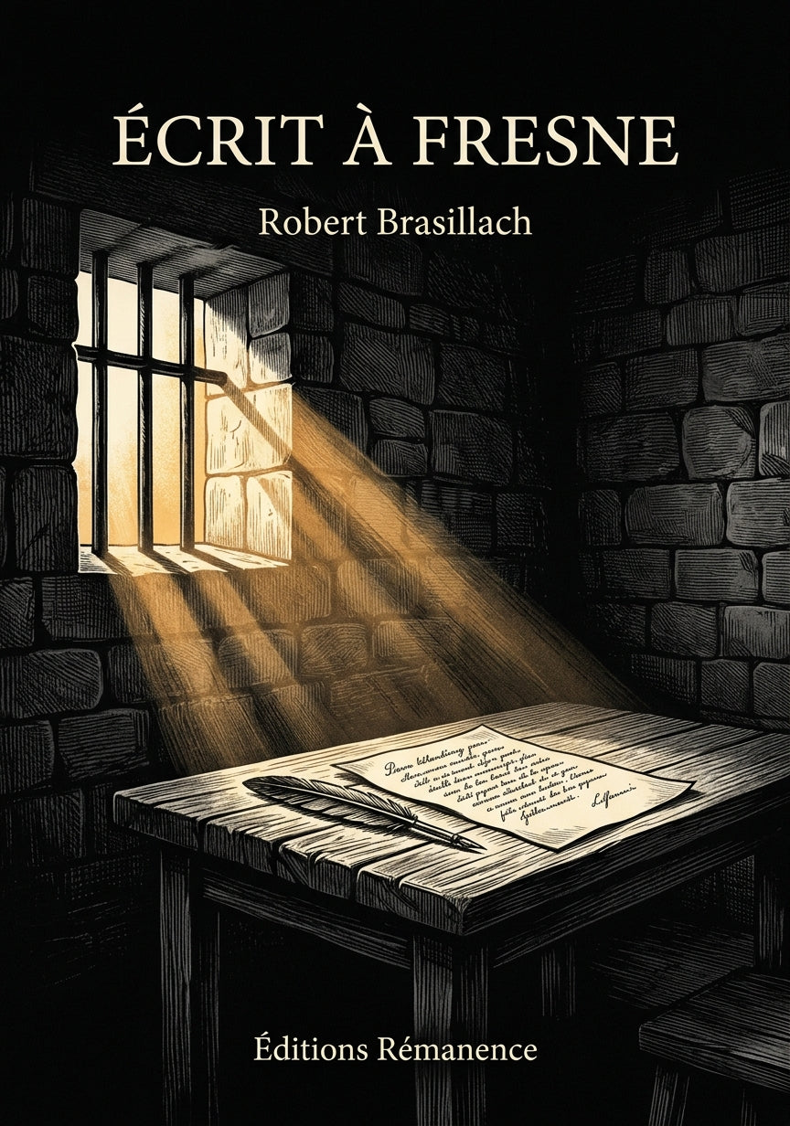 Écrit à Fresne - Robert Brasillach (Couverture)