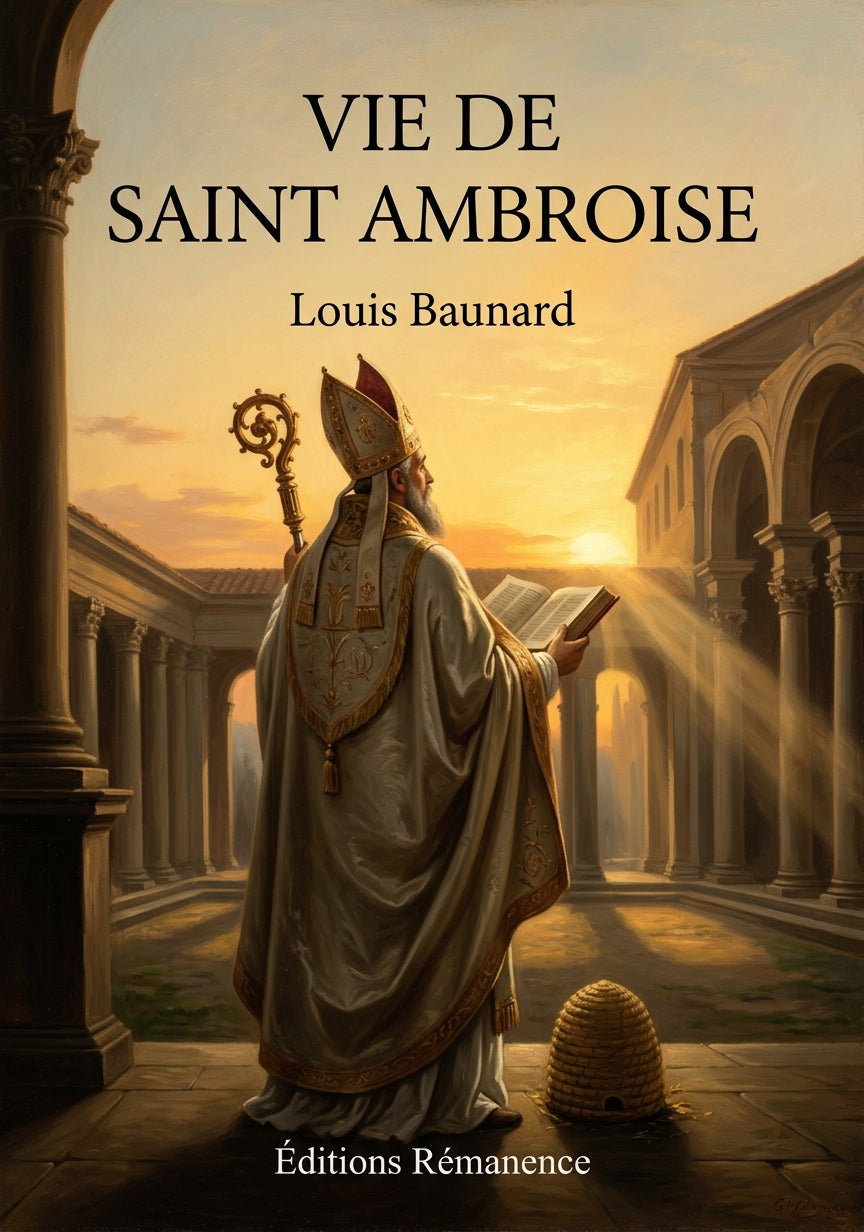 Vie de Saint Ambroise - Louis Baunard (Couverture)
