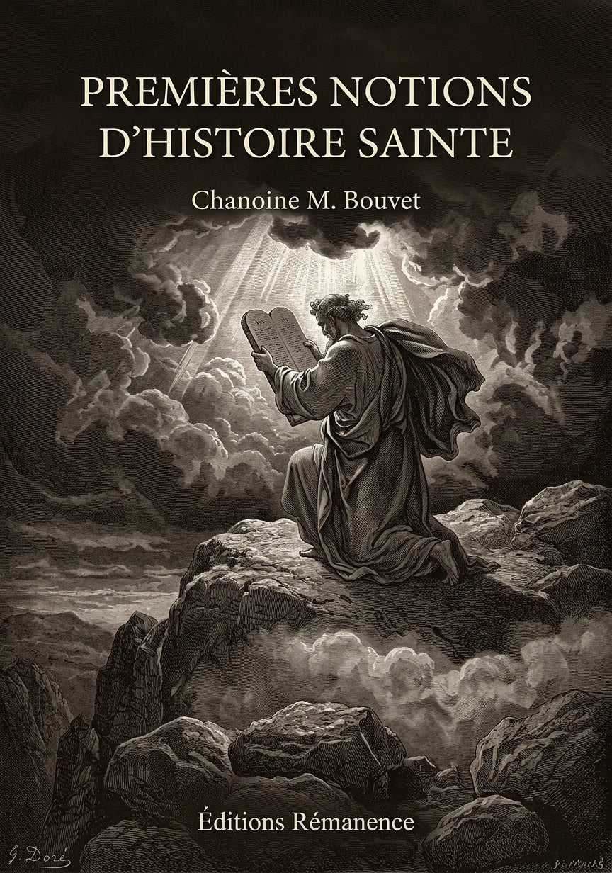 Premières notions d'histoire sainte - Chanoine M. Bouvet (Couverture)