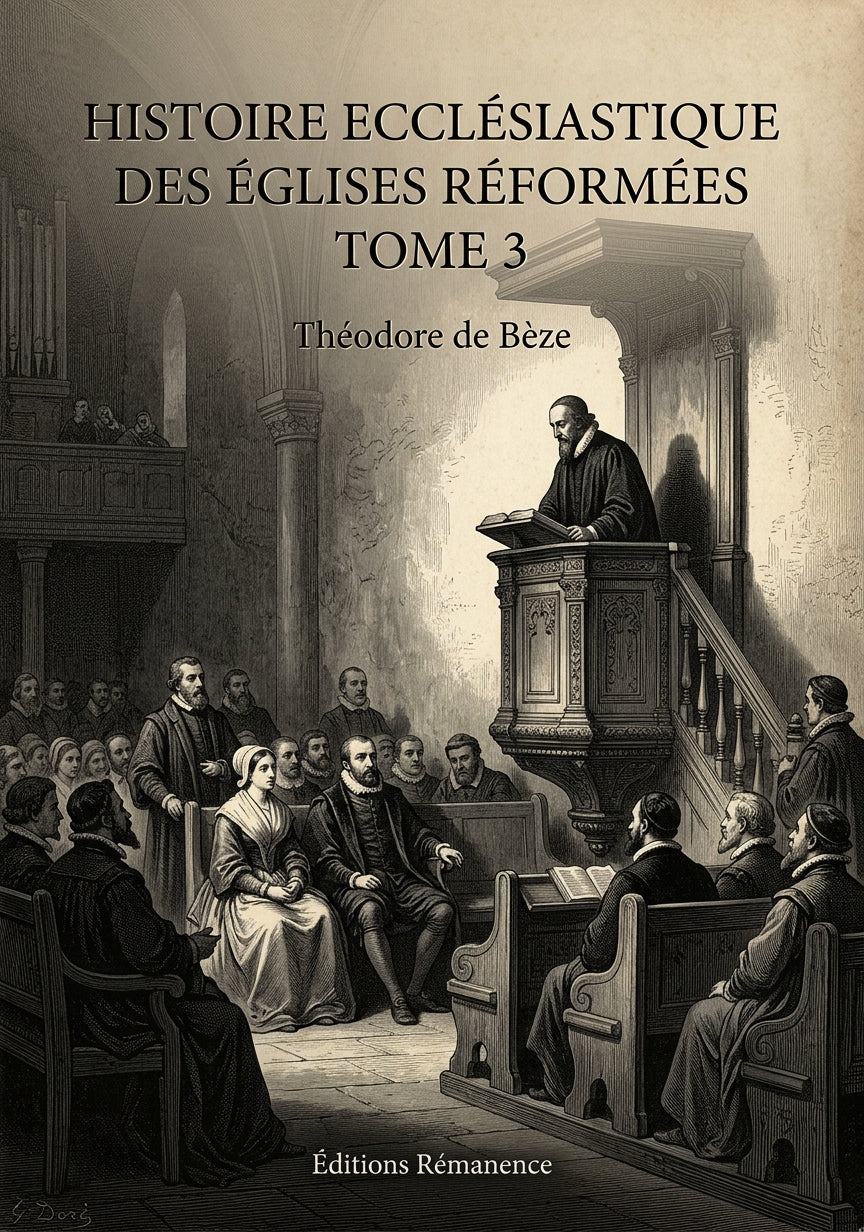Histoire ecclésiastique des églises réformées Tome 3 - Théodore de Bèze (Couverture)