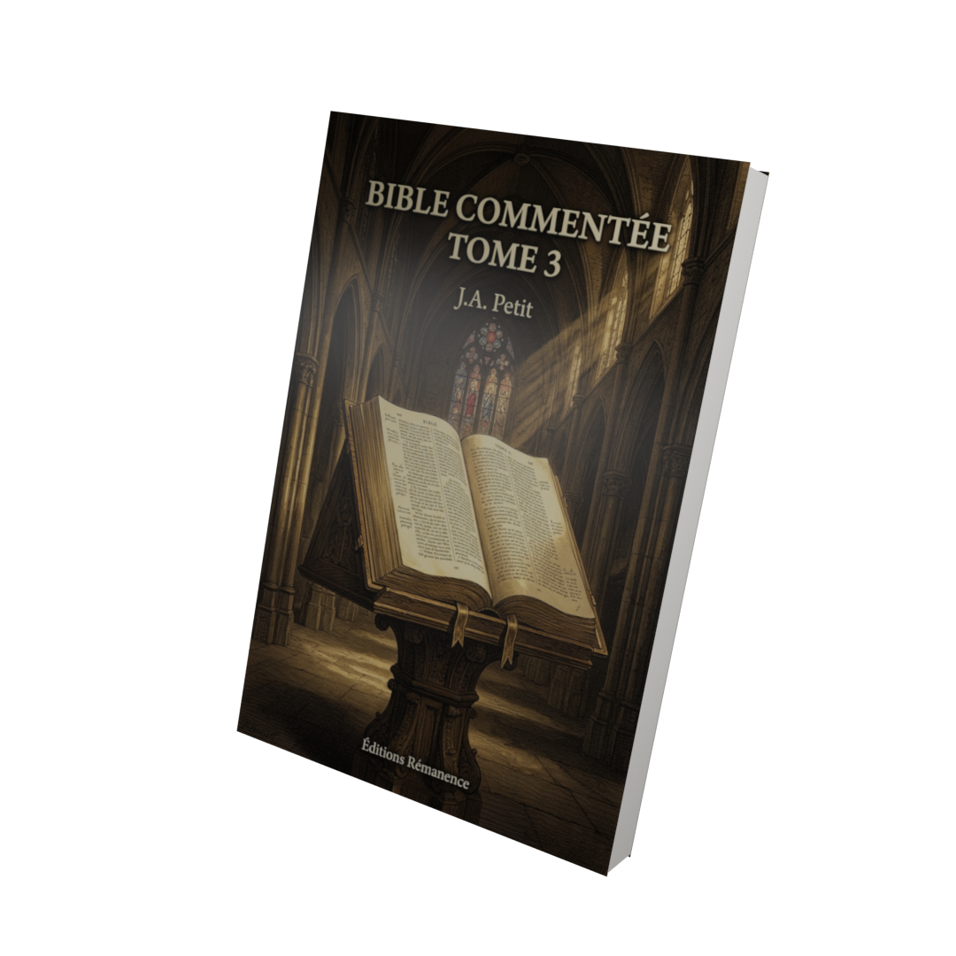 Bible commentée Tome 3 - J.A. Petit (Vue 3D)