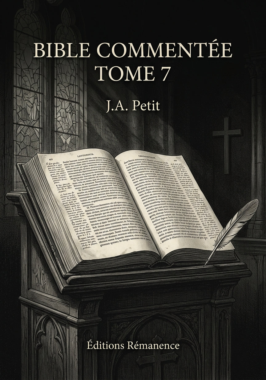 Bible commentée Tome 7 - J.A. Petit (Couverture)