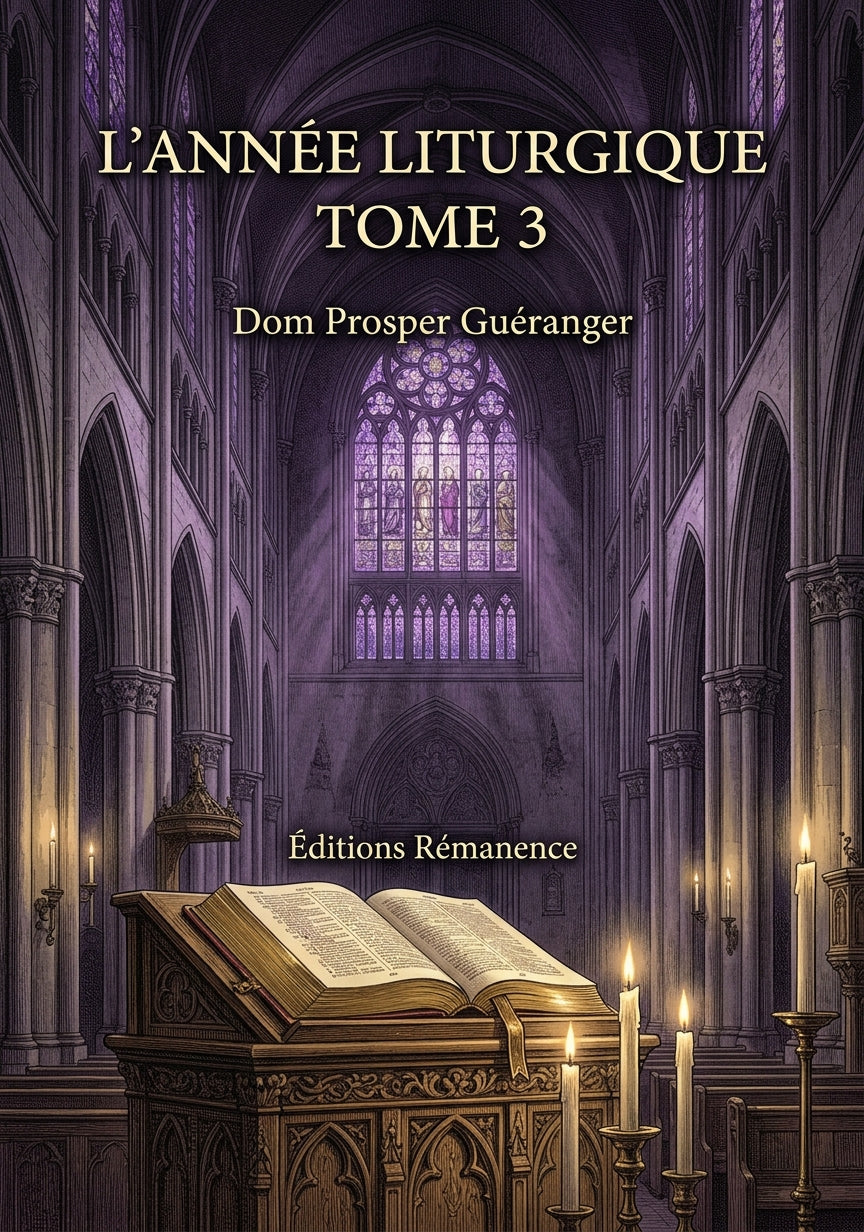 L'année liturgique Tome 3 - Dom Prosper Guéranger (Couverture)