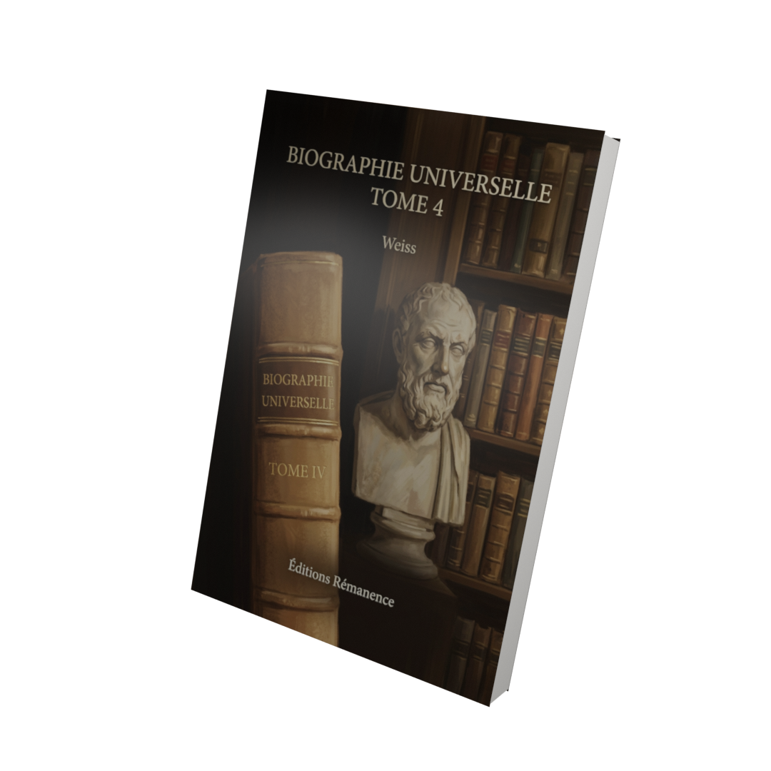 Biographie universelle Tome 4 - Weiss (Vue 3D)