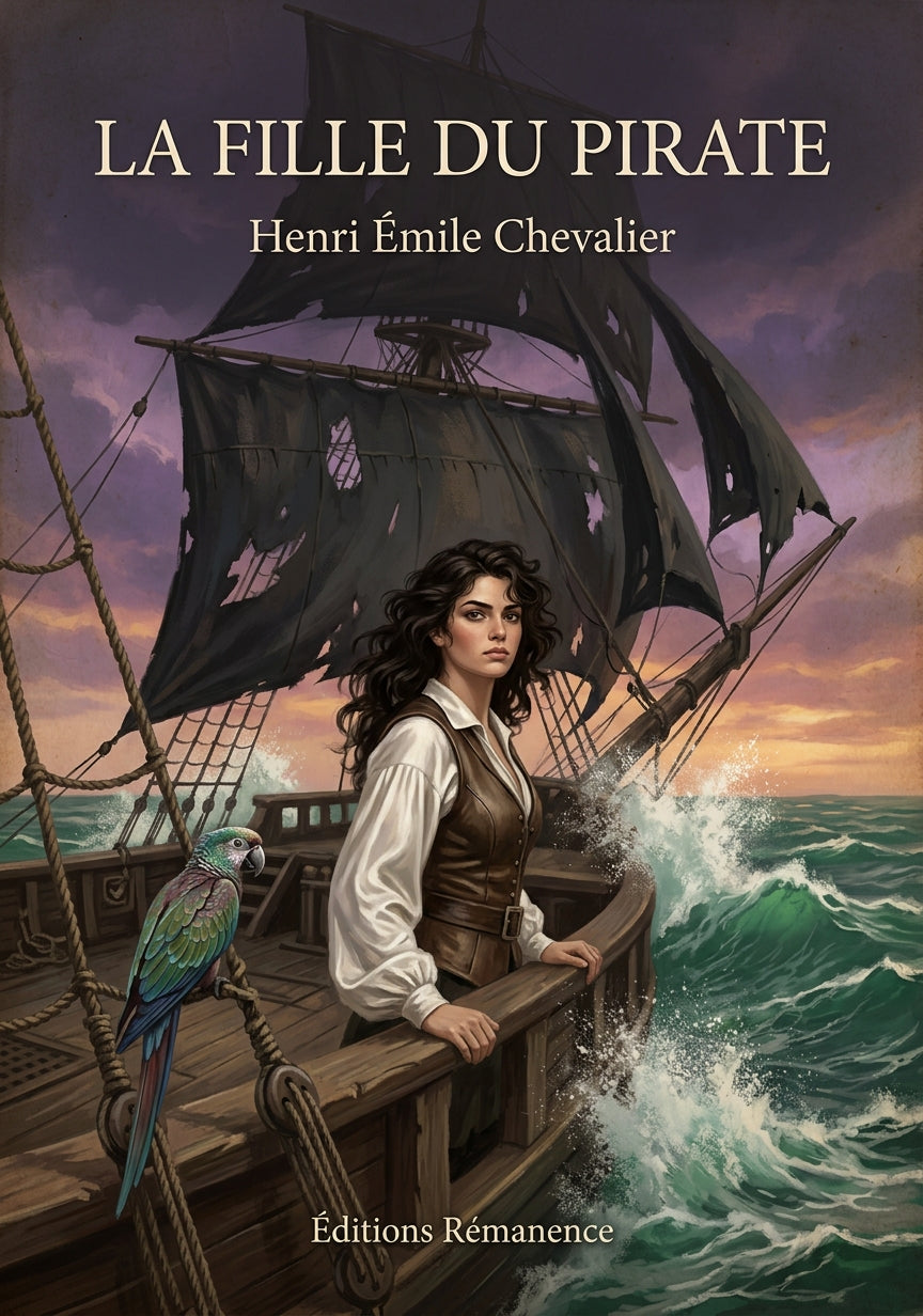 La fille du pirate - Henri Émile Chevalier (Couverture)