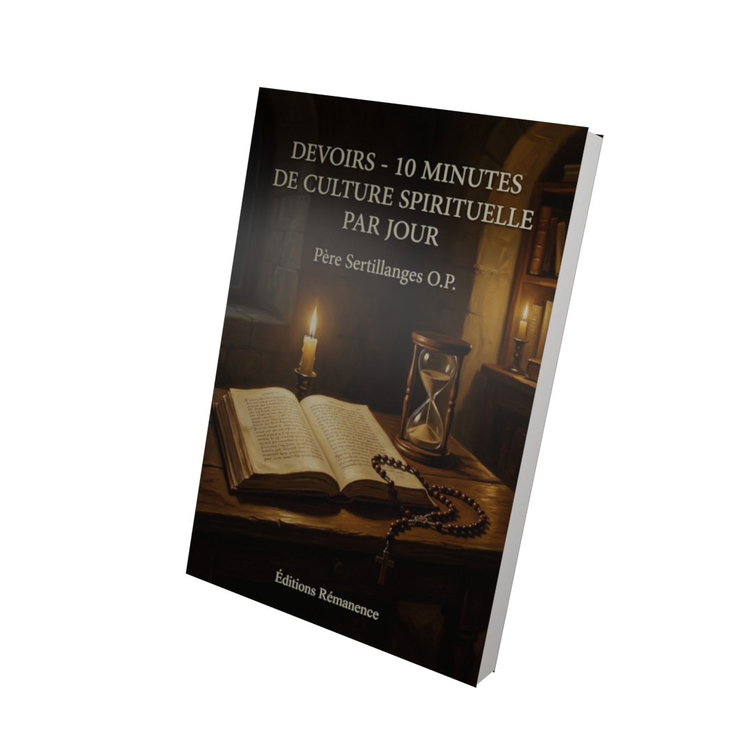 Devoirs - 10 minutes de culture spirituelle par jour - Père Sertillanges O.P. (Vue 3D)