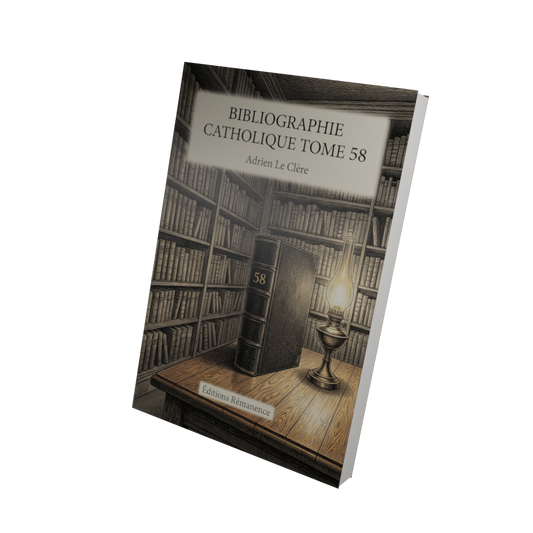 Bibliographie catholique Tome 58 - Adrien Le Clère (Vue 3D)