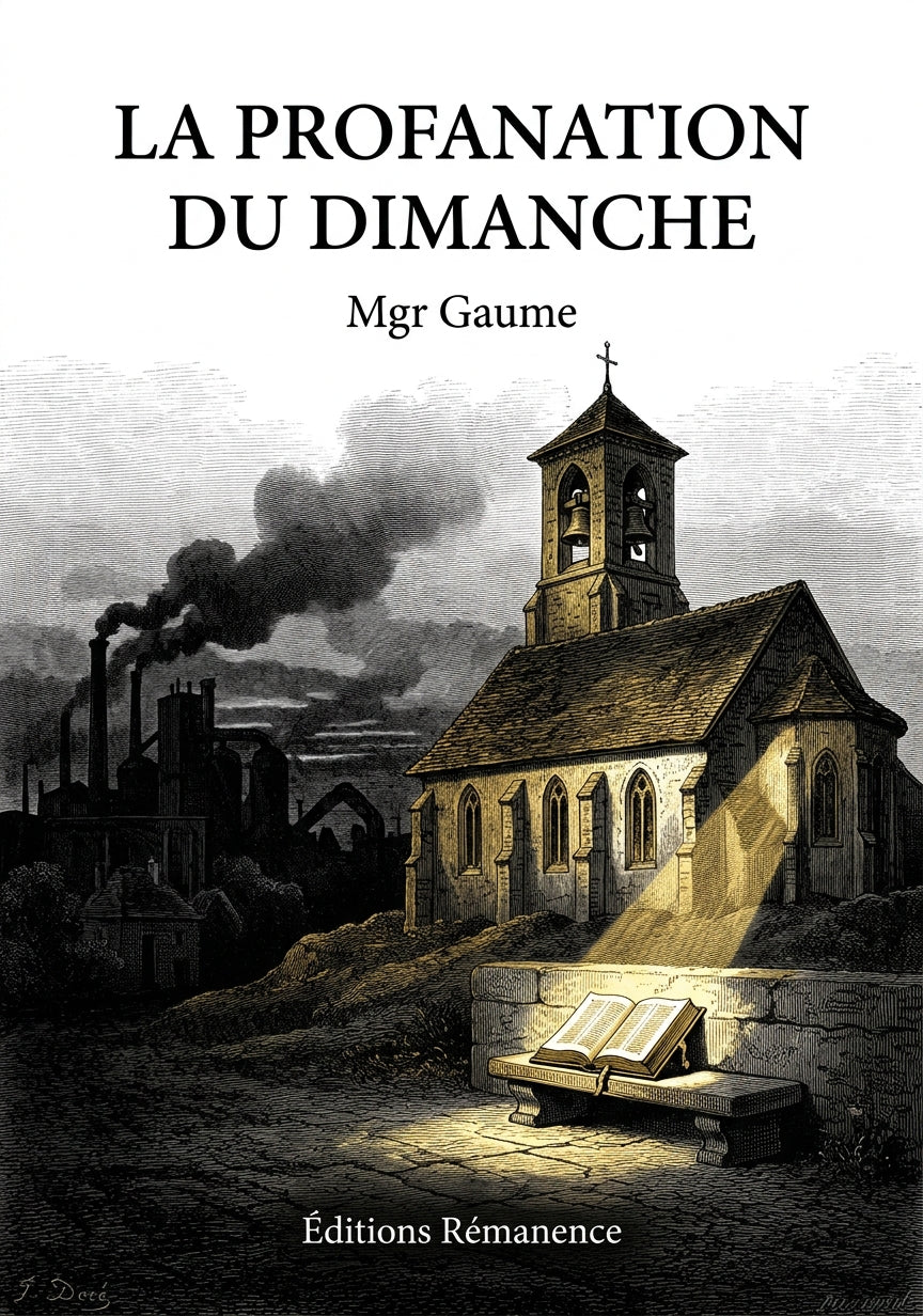La profanation du dimanche - Mgr Gaume (Couverture)