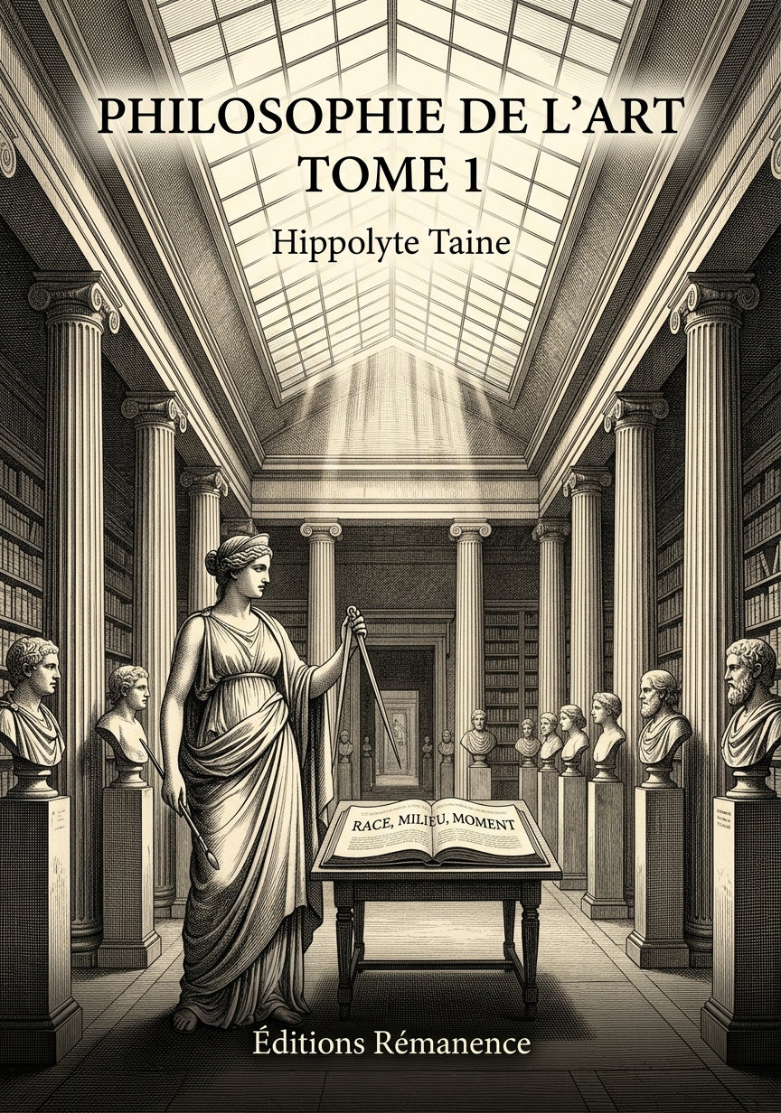 Philosophie de l'art Tome 1 - Hippolyte Taine (Couverture)