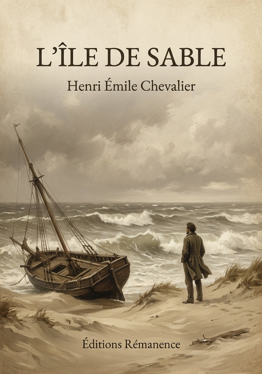 L'île de sable - Henri Émile Chevalier (Couverture)