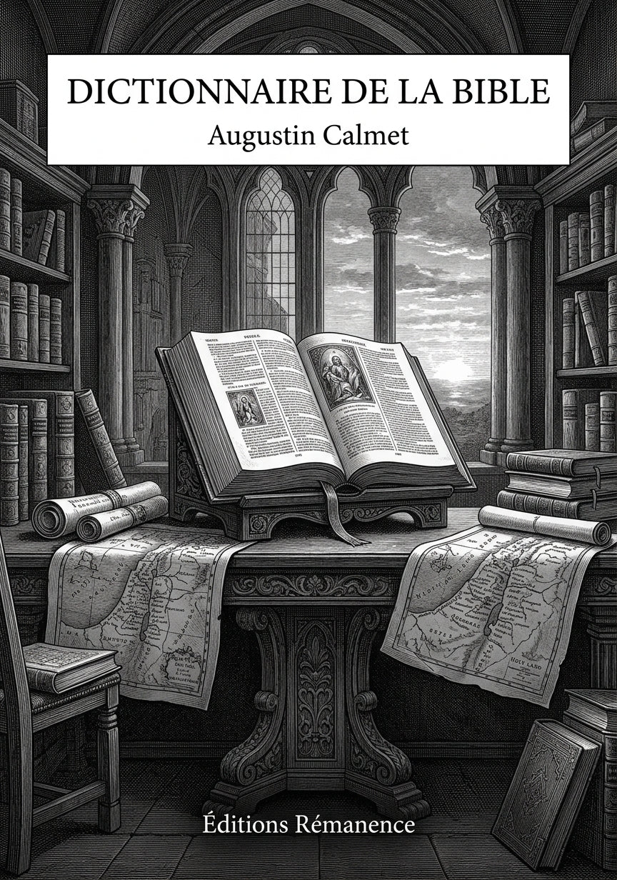 Dictionnaire de la Bible - Augustin Calmet (Couverture)