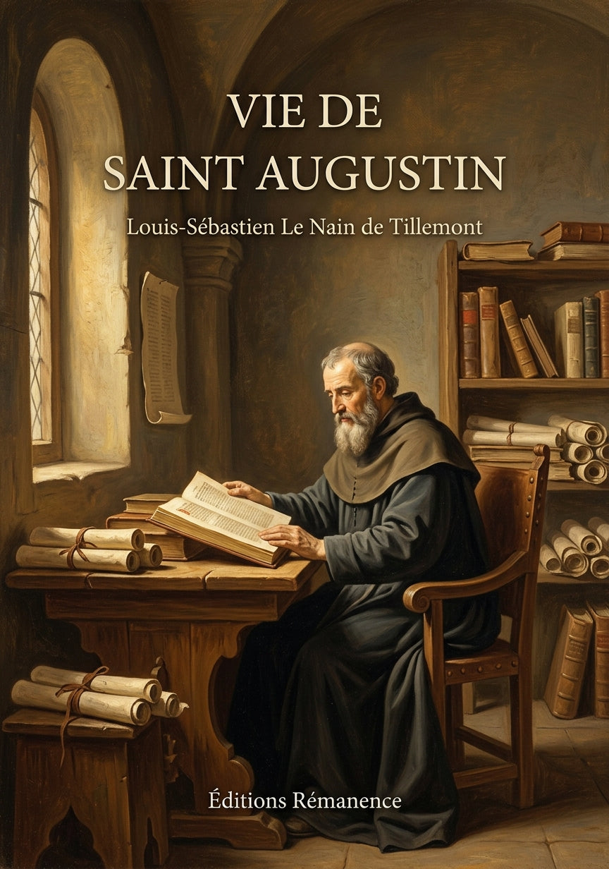 Vie de Saint Augustin - Louis-Sébastien Le Nain de Tillemont (Couverture)