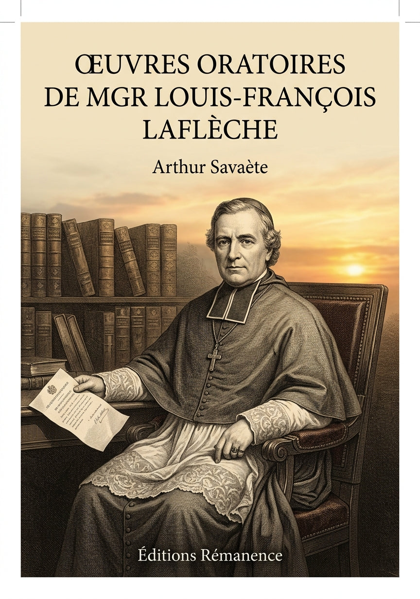 Oeuvres oratoires de Mgr Louis-François Laflèche - Arthur Savaète (Couverture)