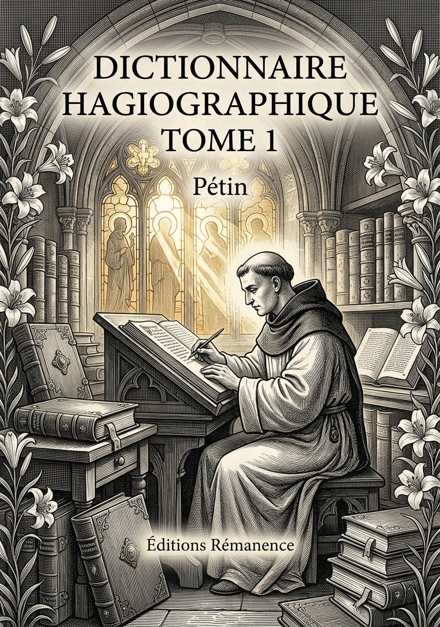 Dictionnaire hagiographique Tome 1 - Pétin (Couverture)