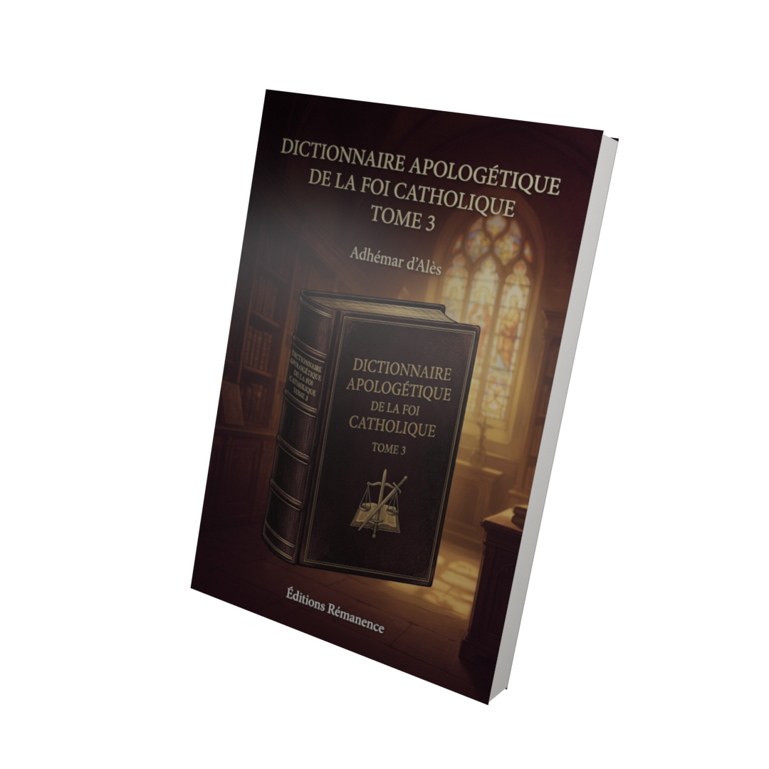 Dictionnaire apologétique de la foi catholique Tome 3 - Adhémar d'Alès (Vue 3D)