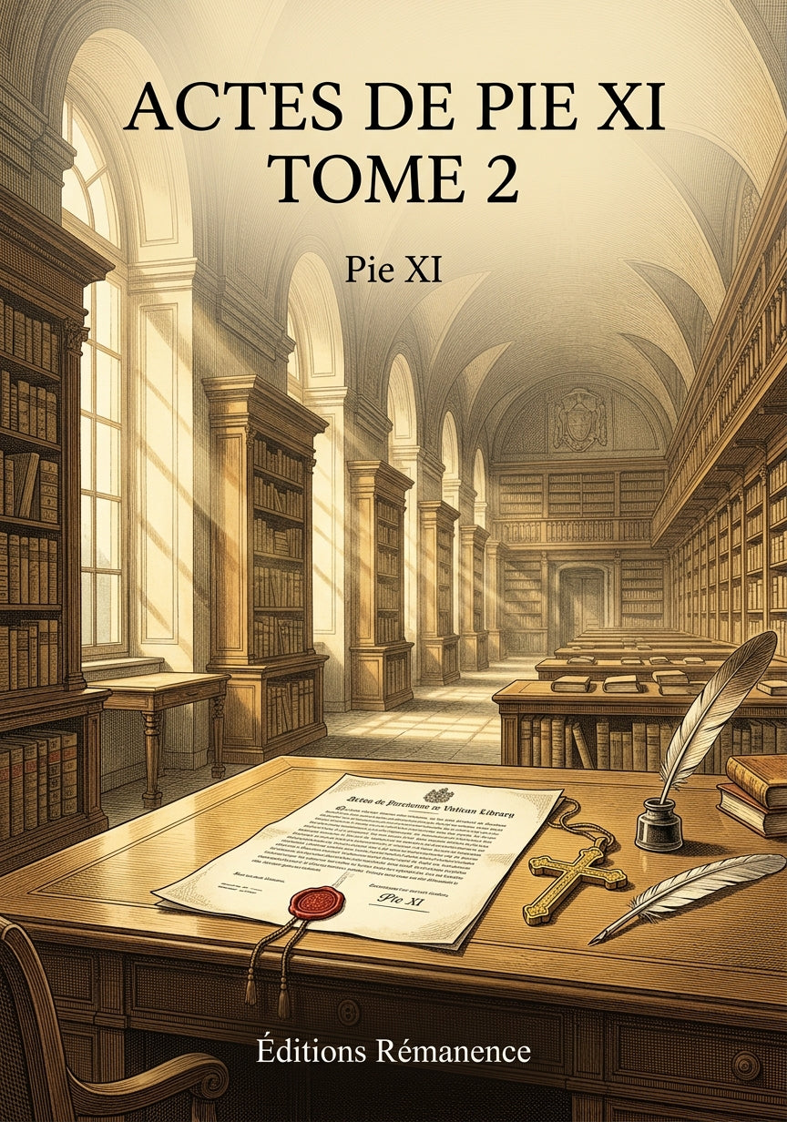 Actes de Pie XI Tome 2 - Pie XI (Couverture)