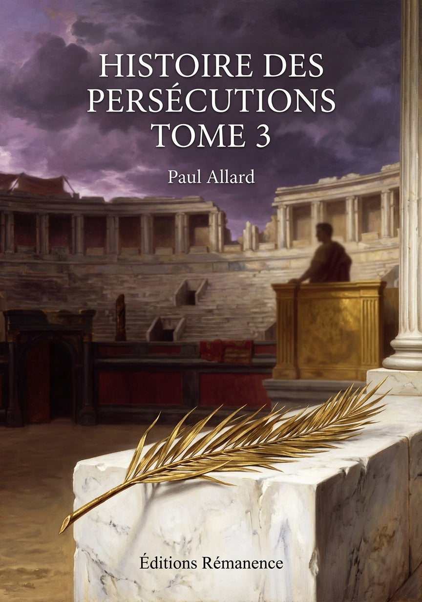 Histoire des persécutions Tome 3 - Paul Allard (Couverture)
