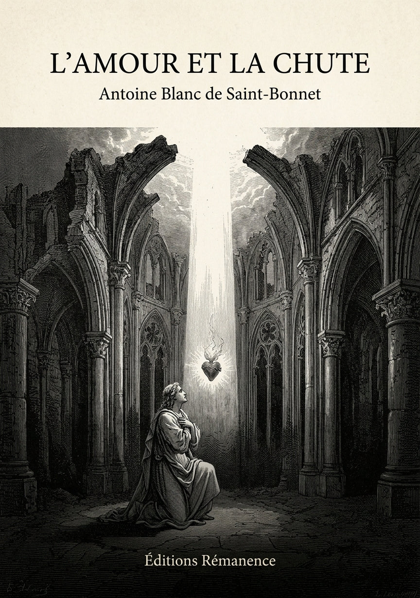 L'amour et la chute - Antoine Blanc de Saint-Bonnet (Couverture)