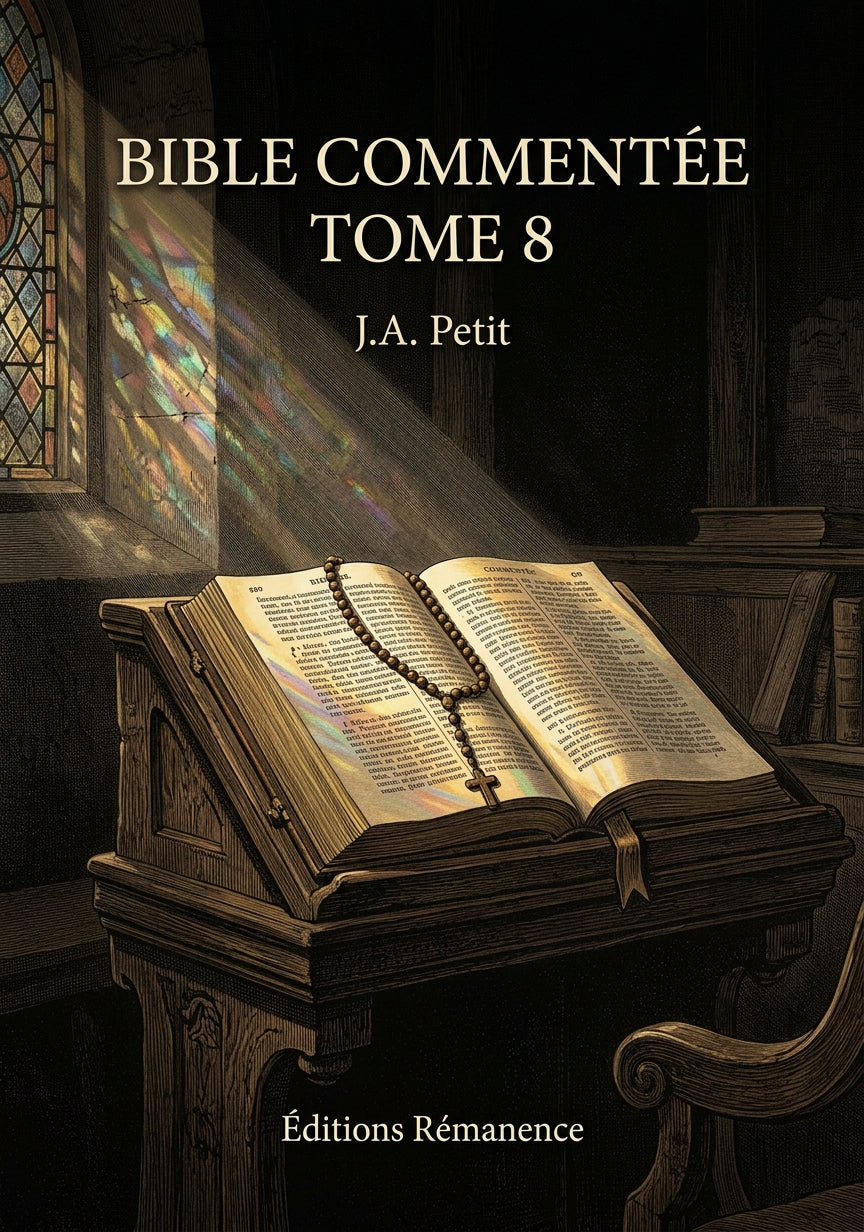 Bible commentée Tome 8 - J.A. Petit (Couverture)