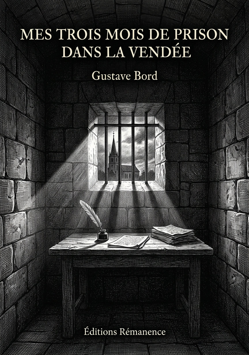 Mes trois mois de prison dans la Vendée - Gustave Bord (Couverture)