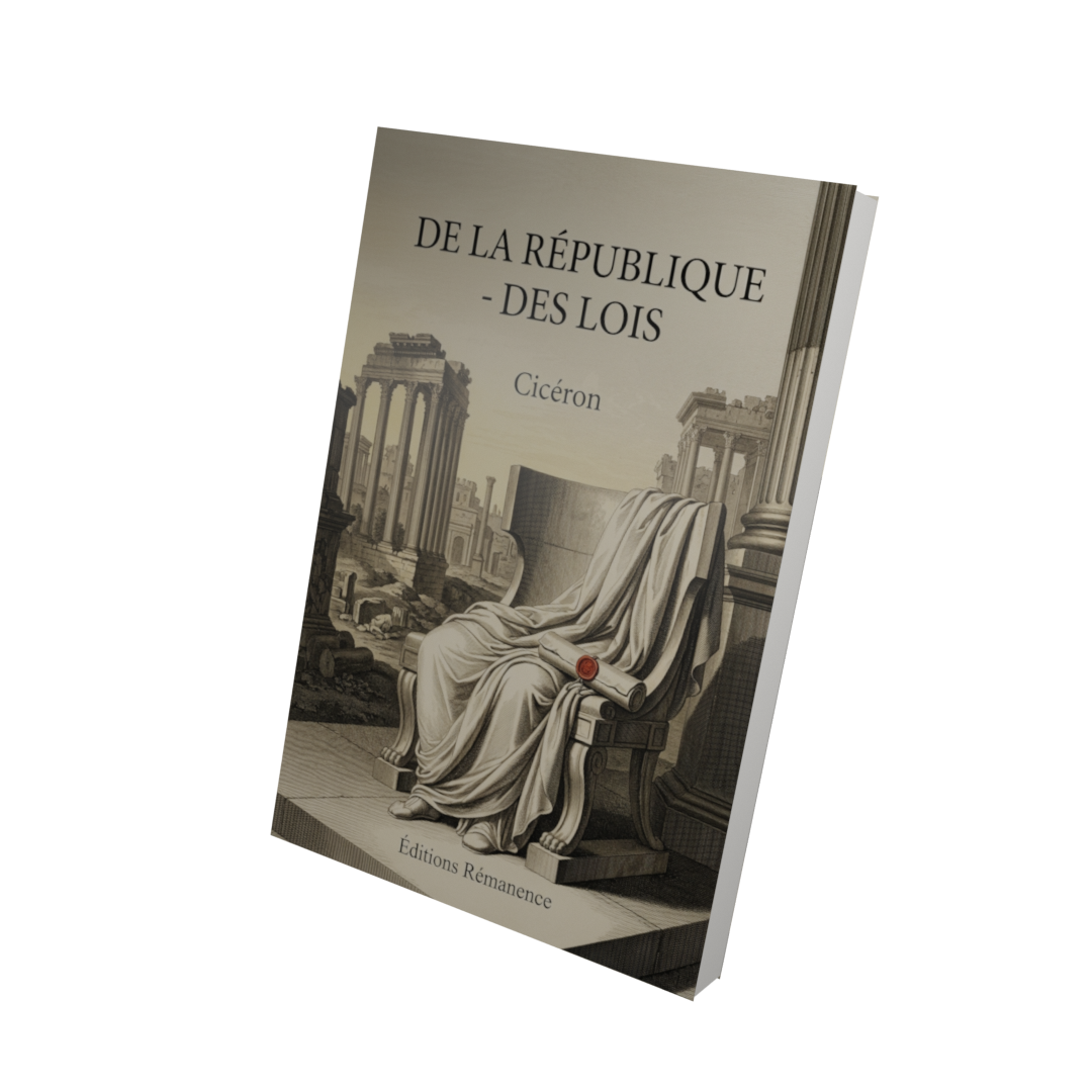 De la République - Des Lois - Cicéron (Vue 3D)