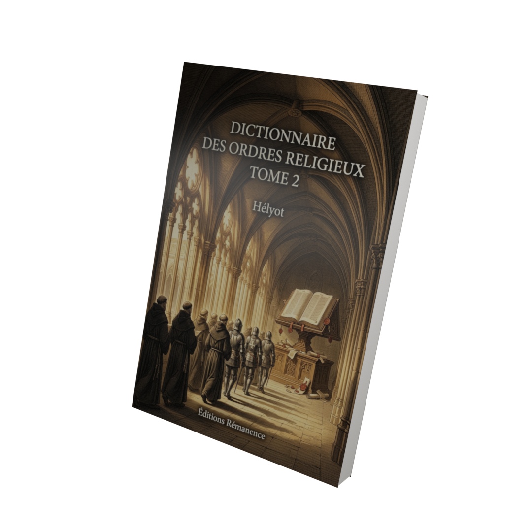 Dictionnaire des ordres religieux Tome 2 - Hélyot (Vue 3D)