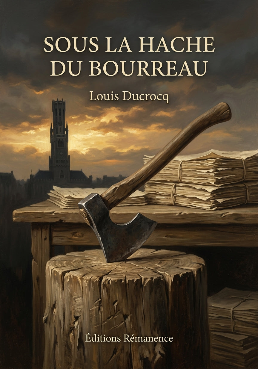 Sous la hache du bourreau - Louis Ducrocq (Couverture)